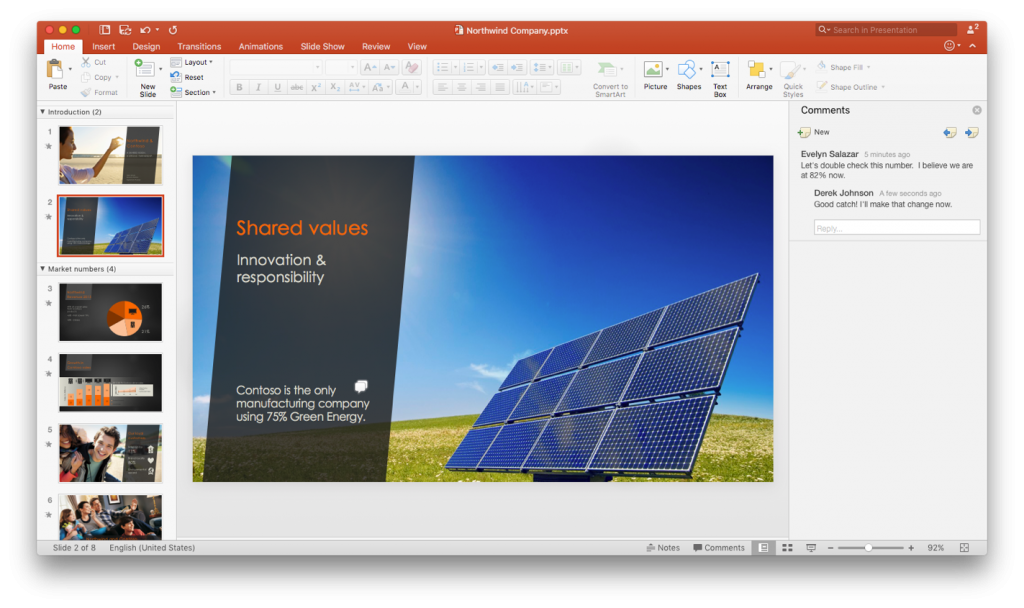 What is new in PowerPoint 2016 for Mac 4
