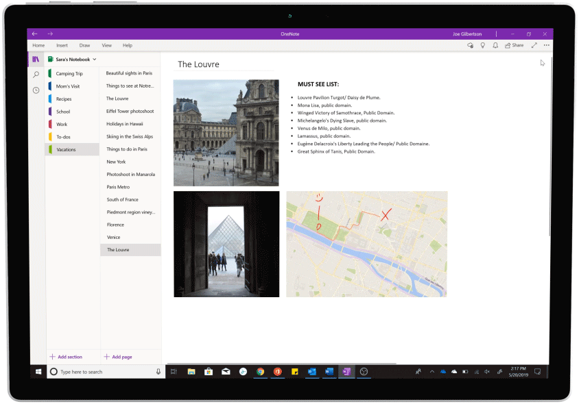 Animated screenshot of Dark Mode used in OneNote. Animated screenshot of Dark Mode used in OneNote.