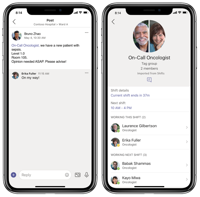 Reach the right people in channel posts with the ability to tag users by shift 1.