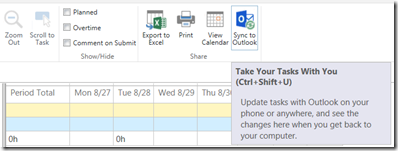 "take your tasks with you" window and a shortkey (Ctrl + Shift + U)
