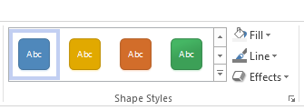 Visio shape styles gallery Visio shape styles gallery