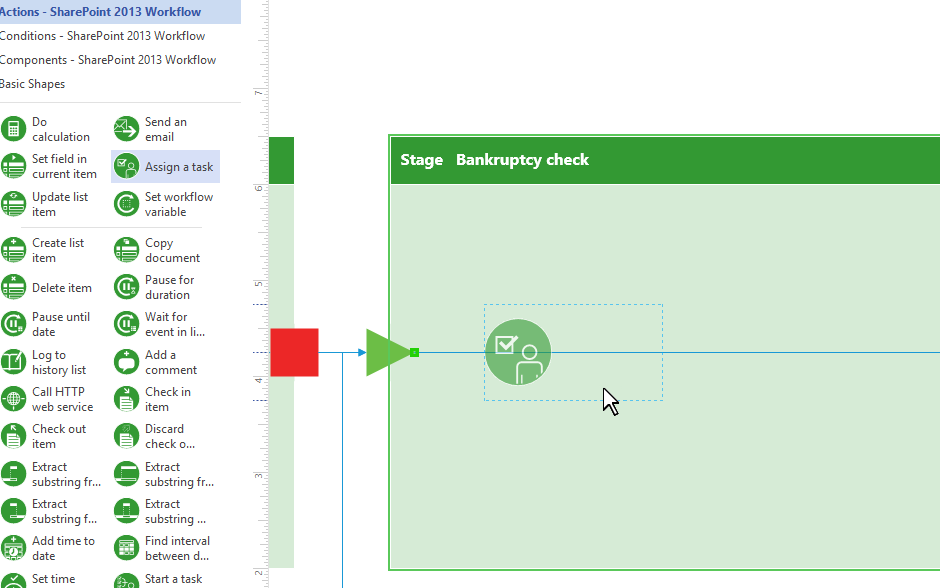 Adding Actions to a SharePoint 2013 Workflow in Visio