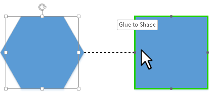 Visio improved dynamic glue