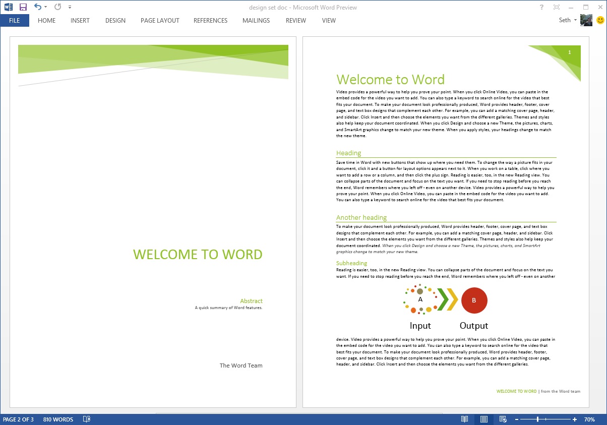 Welcome to Word