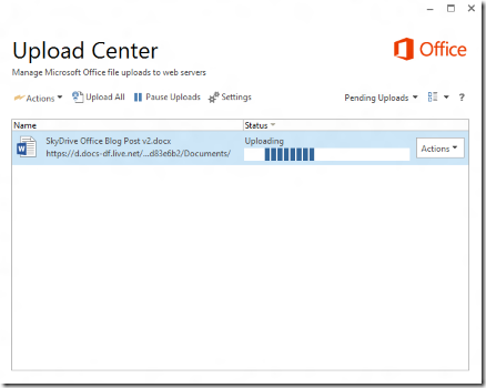 image snsapshot of upload center