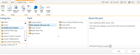 get started with your site