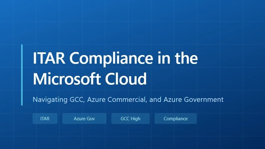 ITAR compliance in the Microsoft Cloud