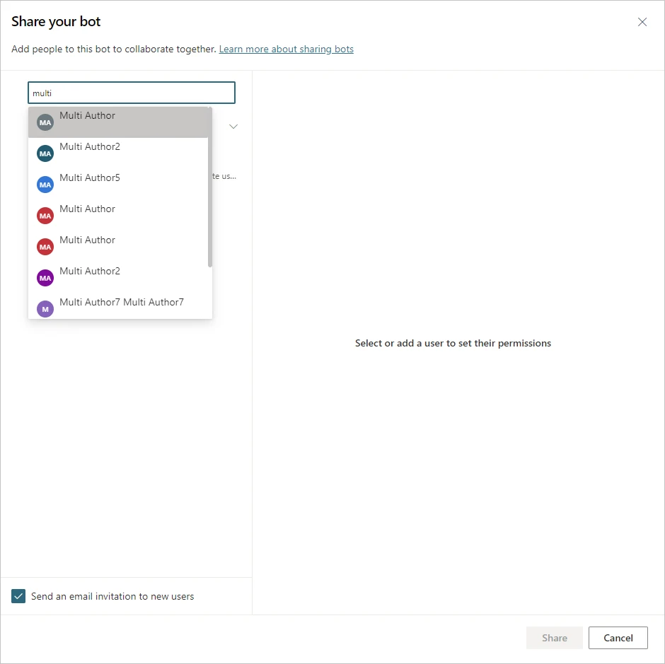 Share your bot screenshot