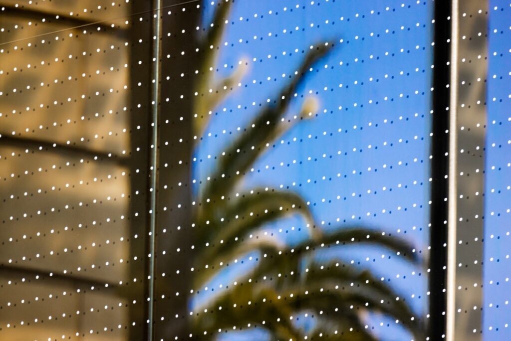 Looking outside out of business window