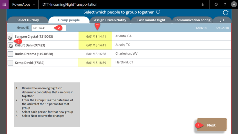 Disaster Transportation Tool - screenshot