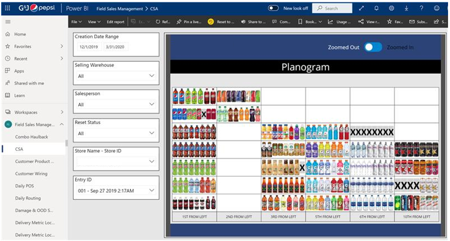visual of the Cold Space Allocator app
