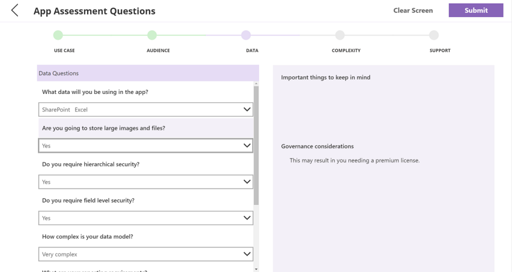 CoE Starter Kit - Maker Assessment app as part of Nurture Components