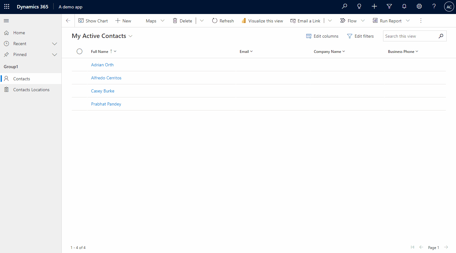 Send notification to CEO or VP with link to map