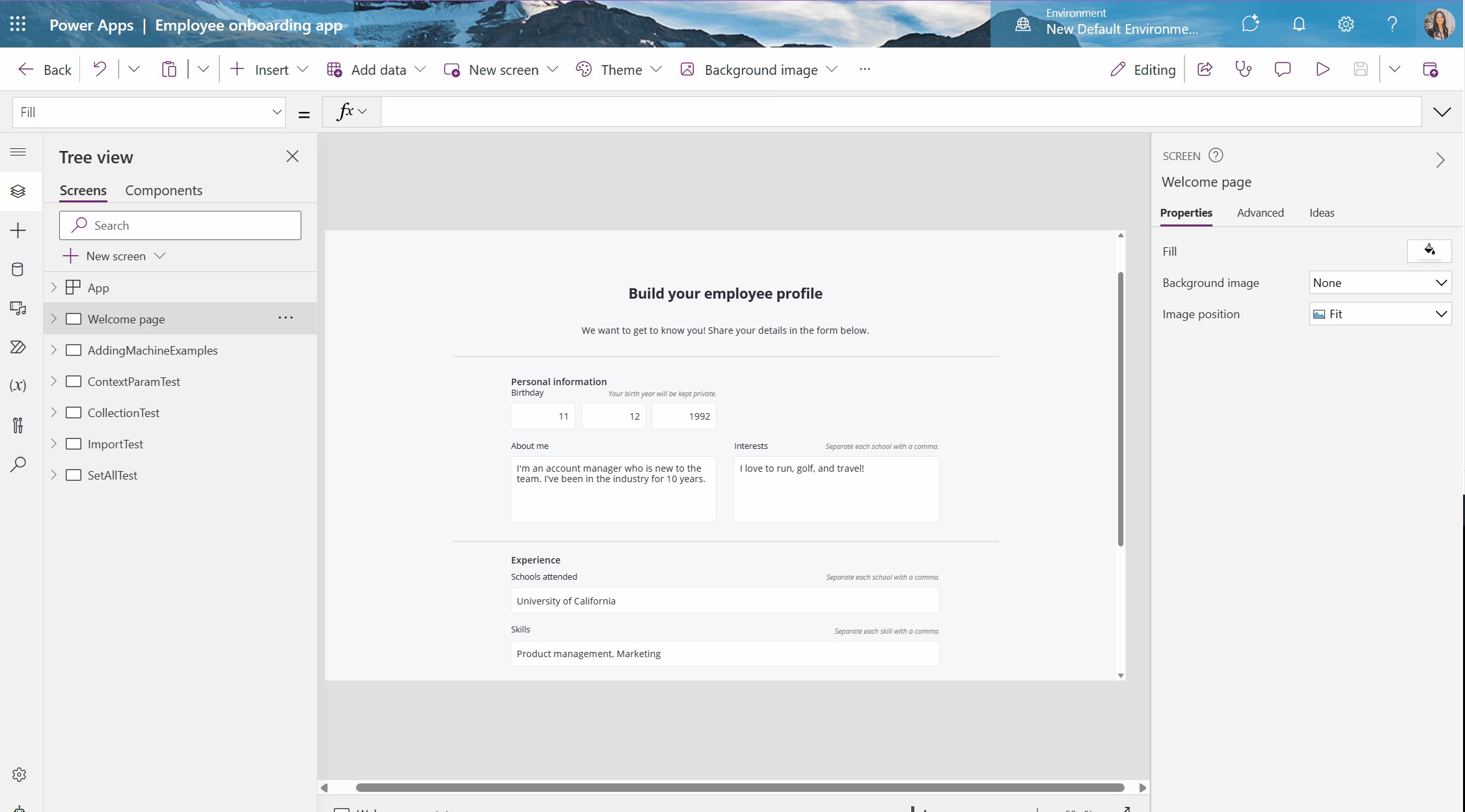 graphical user interface, application