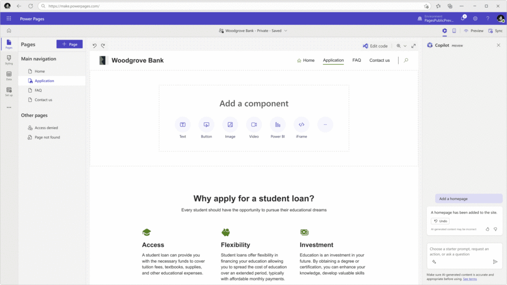 Generate multistep forms with copilot