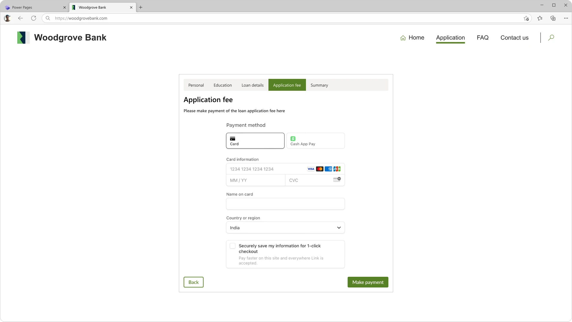 graphical user interface, application