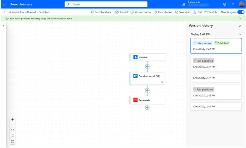Drafts and versioning