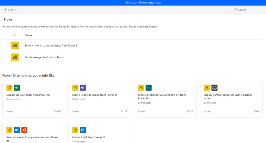 Power Automate integration in Excel