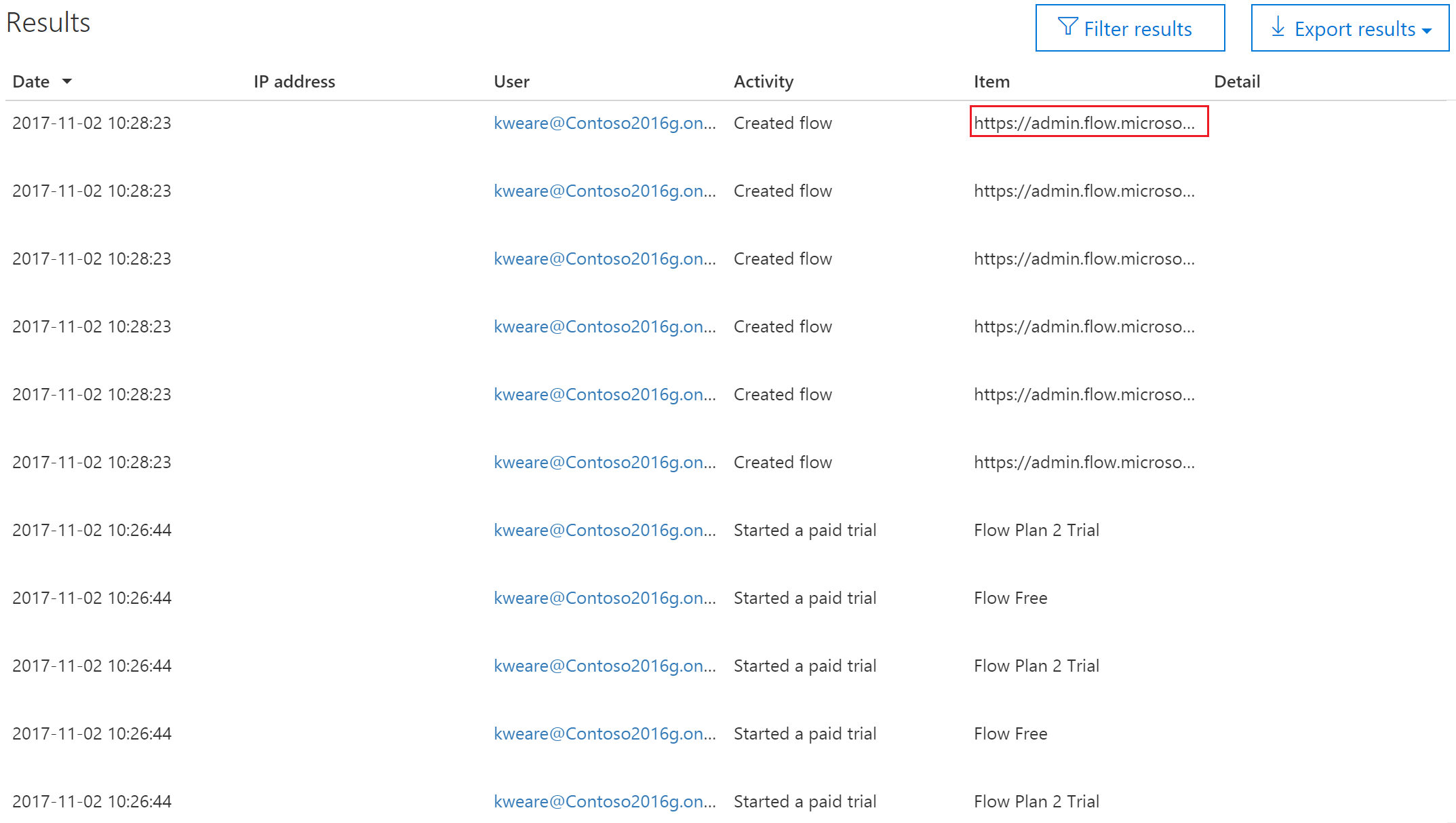 Microsoft Flow audit events now available in Office 365 Security & Compliance Center Microsoft Flow audit events now available in Office 365 Security & Compliance Center