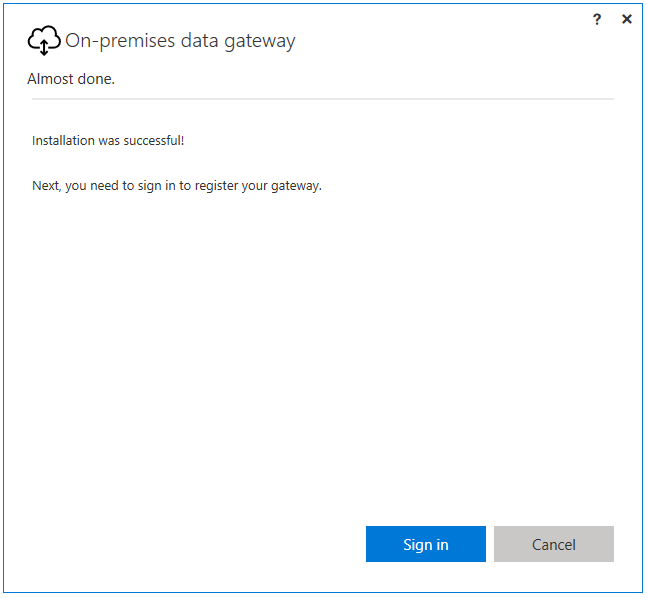 Registering a Gateway
