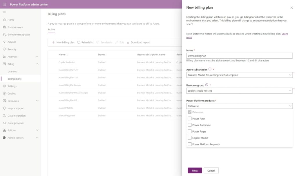 Image of new user experience improvements in the Power Platform Admin Center.