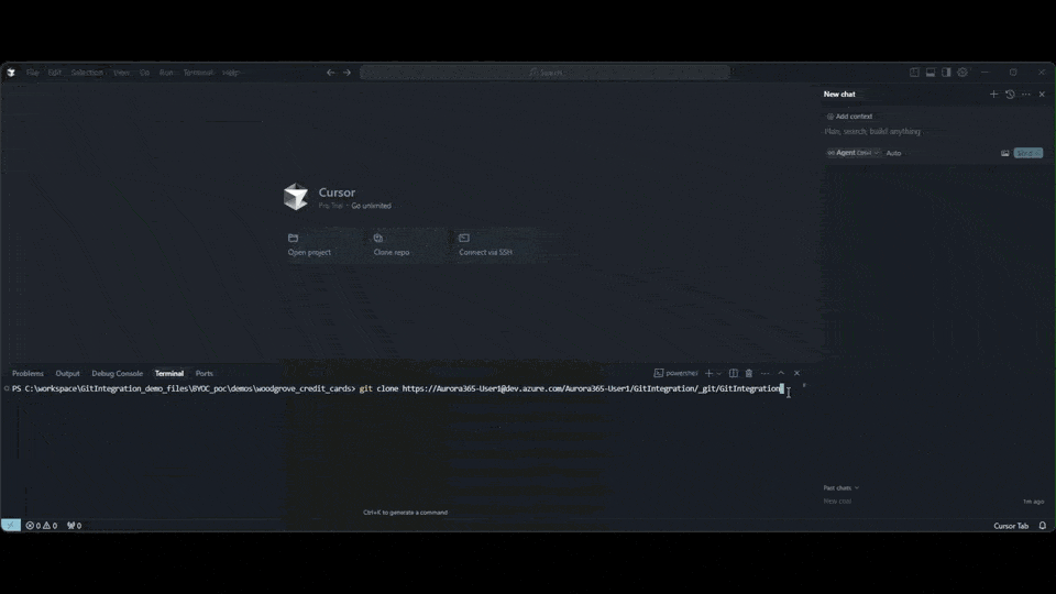 A GIF showing the process of incorporating pre-written code to an existing Microsoft Power Pages site.
