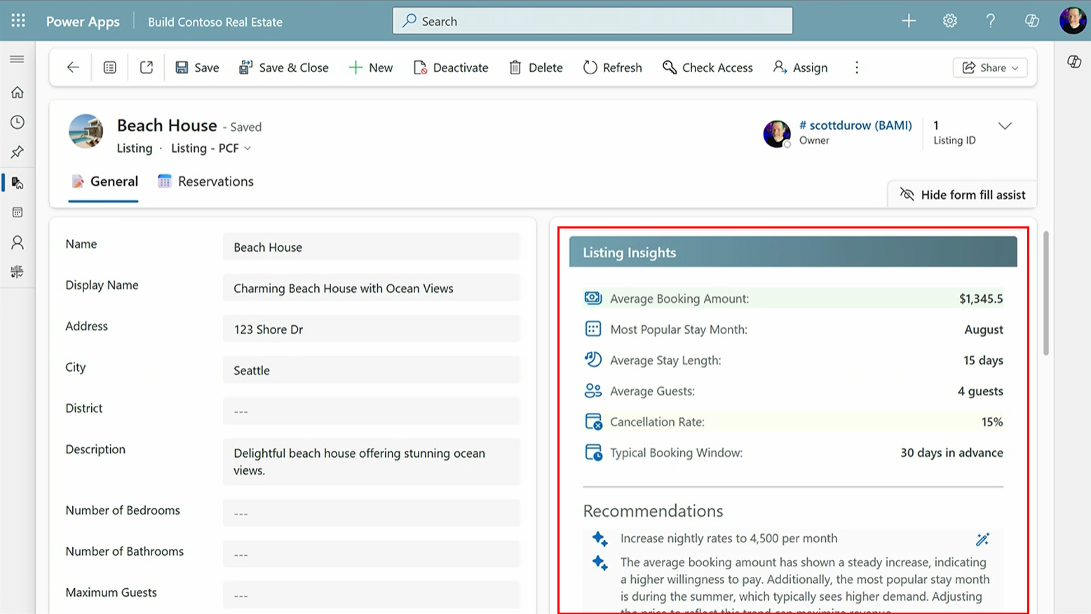 Preview of the Agent response component in an app