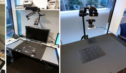 a desktop computer sitting on top of a desk