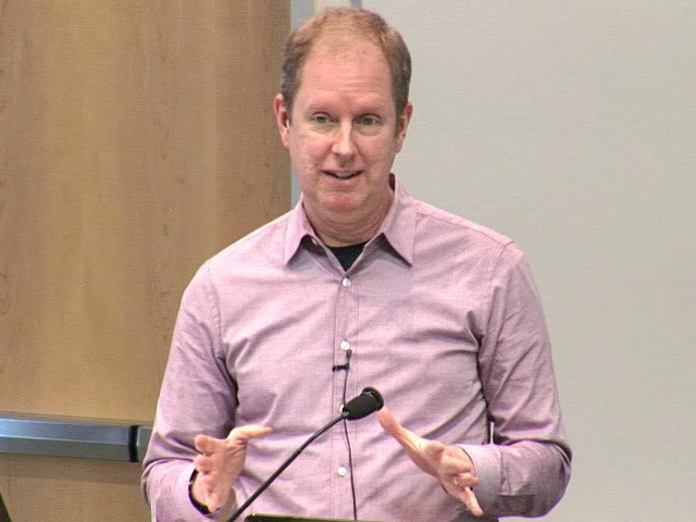 Warren Berger smiling for the camera