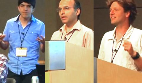 Sumit Gulwani et al. standing in a room