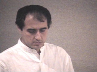 a man looking at the camera