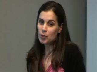 a woman smiling for the camera