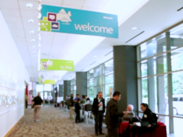 a group of people in a room