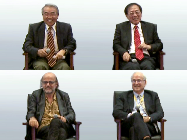 a group of people posing for a photo