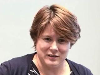 Jean Burgess posing for the camera