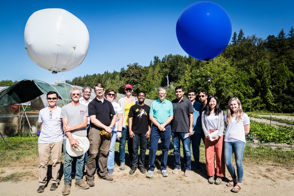 Bill Gates visits FarmBeats in Carnation WA
