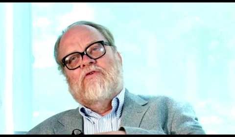 a man wearing glasses