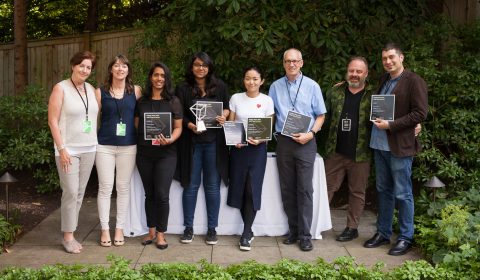 Karen Bates et al. posing for a picture
