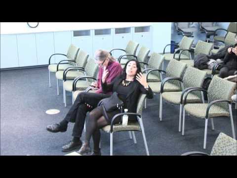 a person sitting on a chair