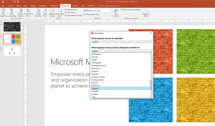 Presentation Translator