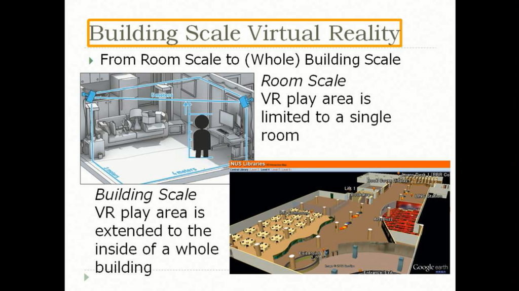 Building Scale VR: Automatically Creating Indoor 3D Maps and its Application to Simulation of Disaster Situations