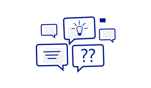 Soundscape: graphic showing chat boxes