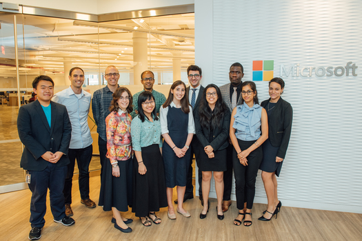 a group of people posing for a photo