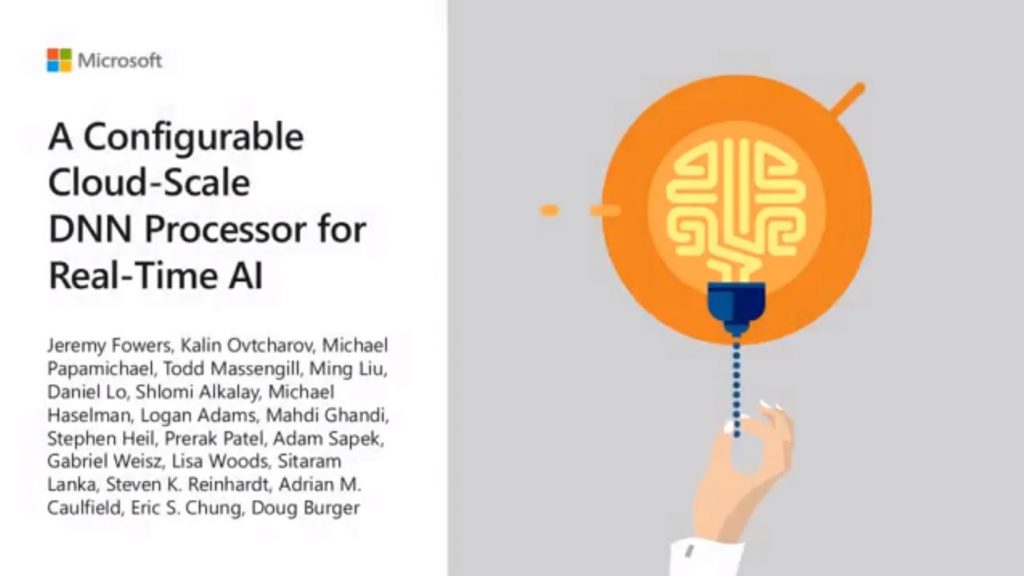 ISCA 2018 Lightning Talk: Project Brainwave