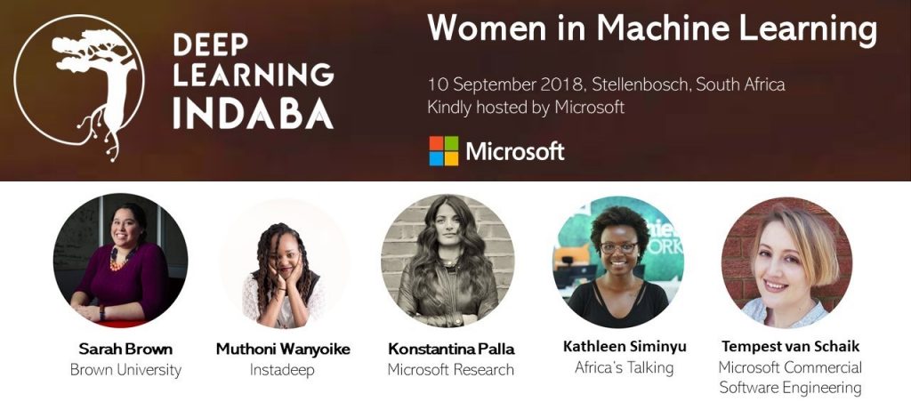 The 2018 Women in Machine Learning lineup.
