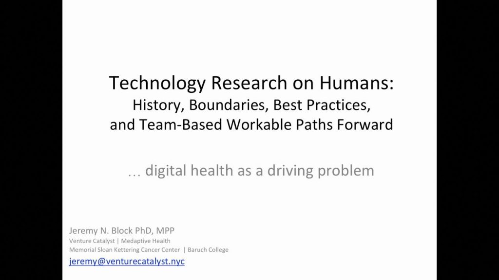 Technology Research on Humans STILL
