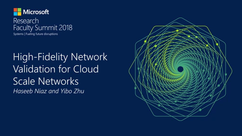 high fidelity network validation STILL