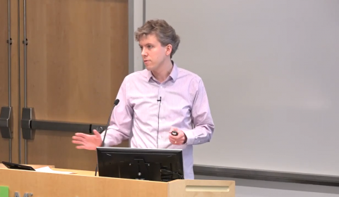 a person standing in a room