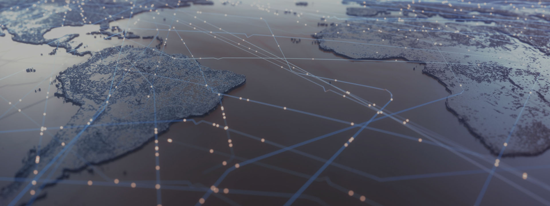 Project Arno header -graphic showing global telecom networking