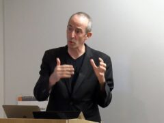 Maarten de Rijke giving talk at Microsoft Research